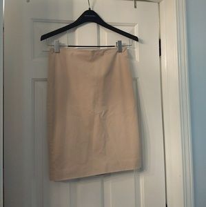 Ann Taylor Tan Pencil Skirt
